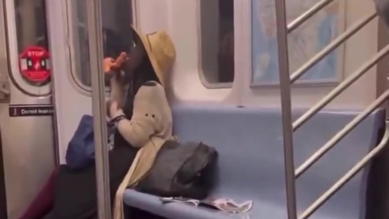 Crazy Women on NYC Subway