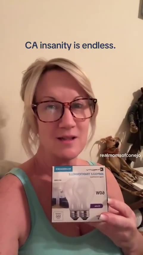 Welcome to California where the government overreach is so insane residents...