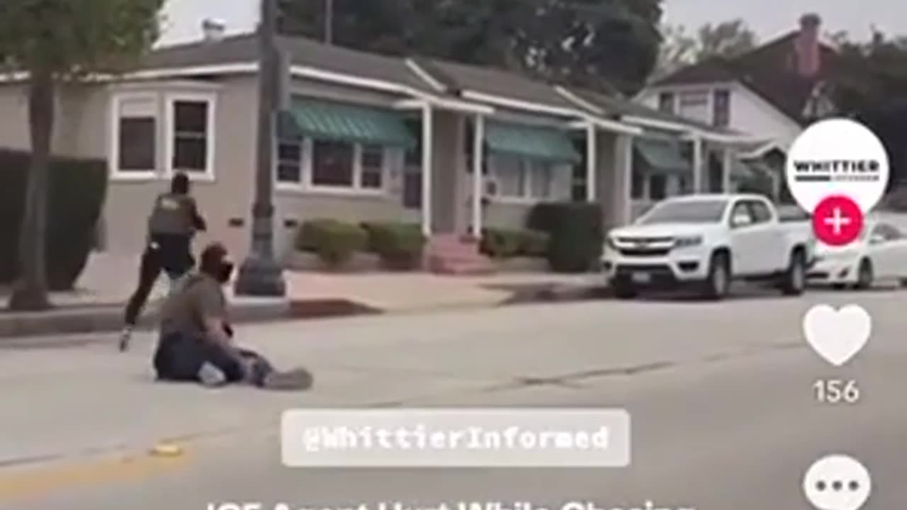 🤣💥 Genius Way ICE Agent Avoids Injury | Funny Fail Takedown! | FunFM