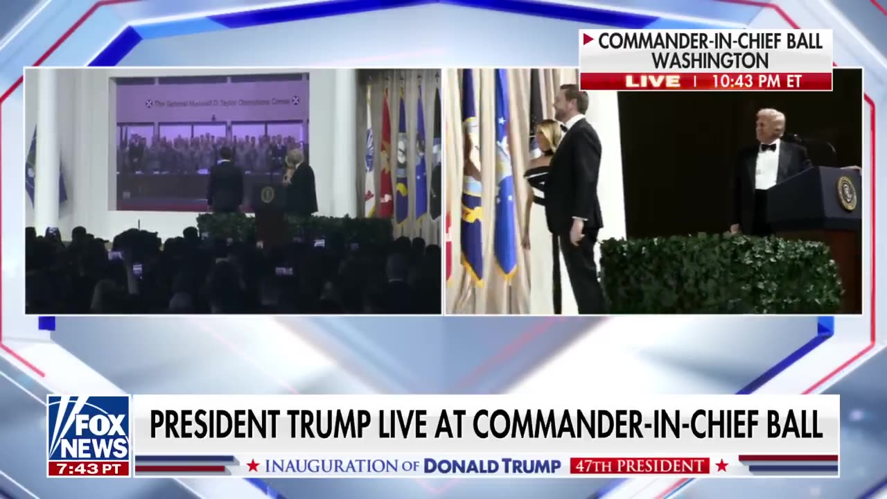 Trump celebrates US ‘strength and resilience’ at Commander-in-Chief Ball