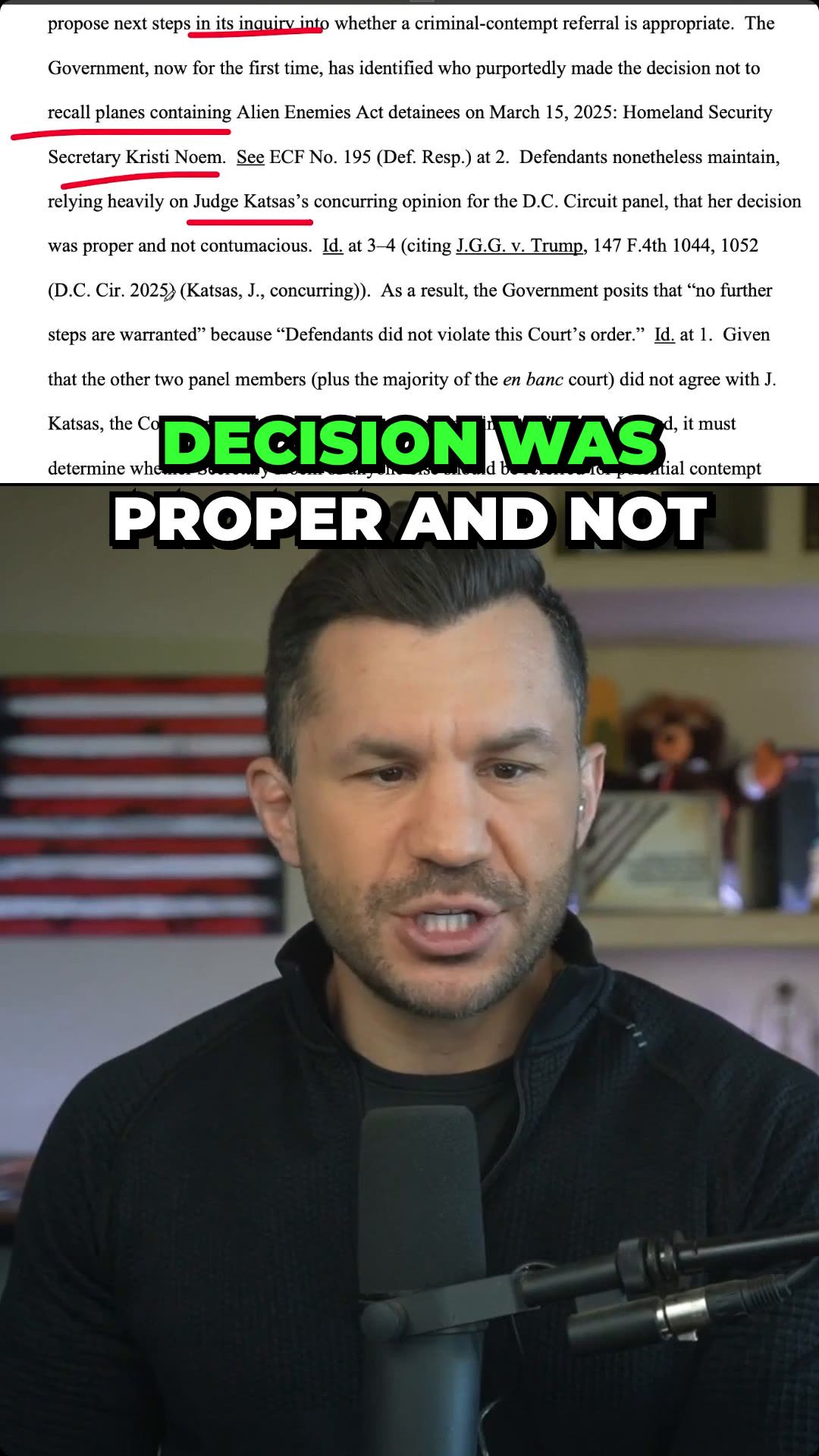 Kristi Noem FACES Contempt Showdown