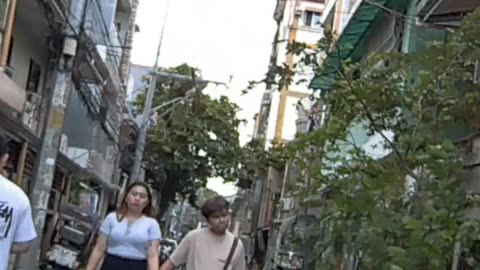 Chill Walk on Lt. Garcia Street in Paranaque City in the Philippines