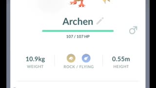 Pokémon GO-Purifying Shadow Archen