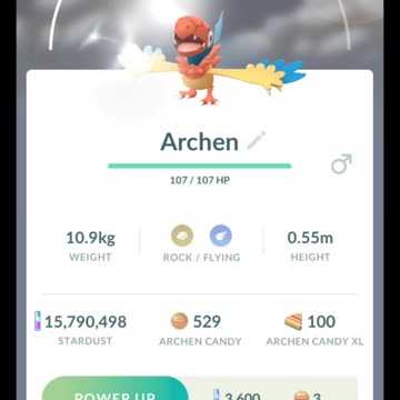 Pokémon GO-Purifying Shadow Archen