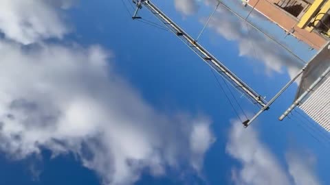 This crazy Leftist bitch kept putting her siren in our ears. When I blocked her with the sign