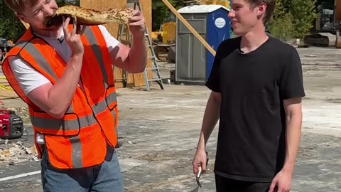 I Cooked A Pizza With Power Tools