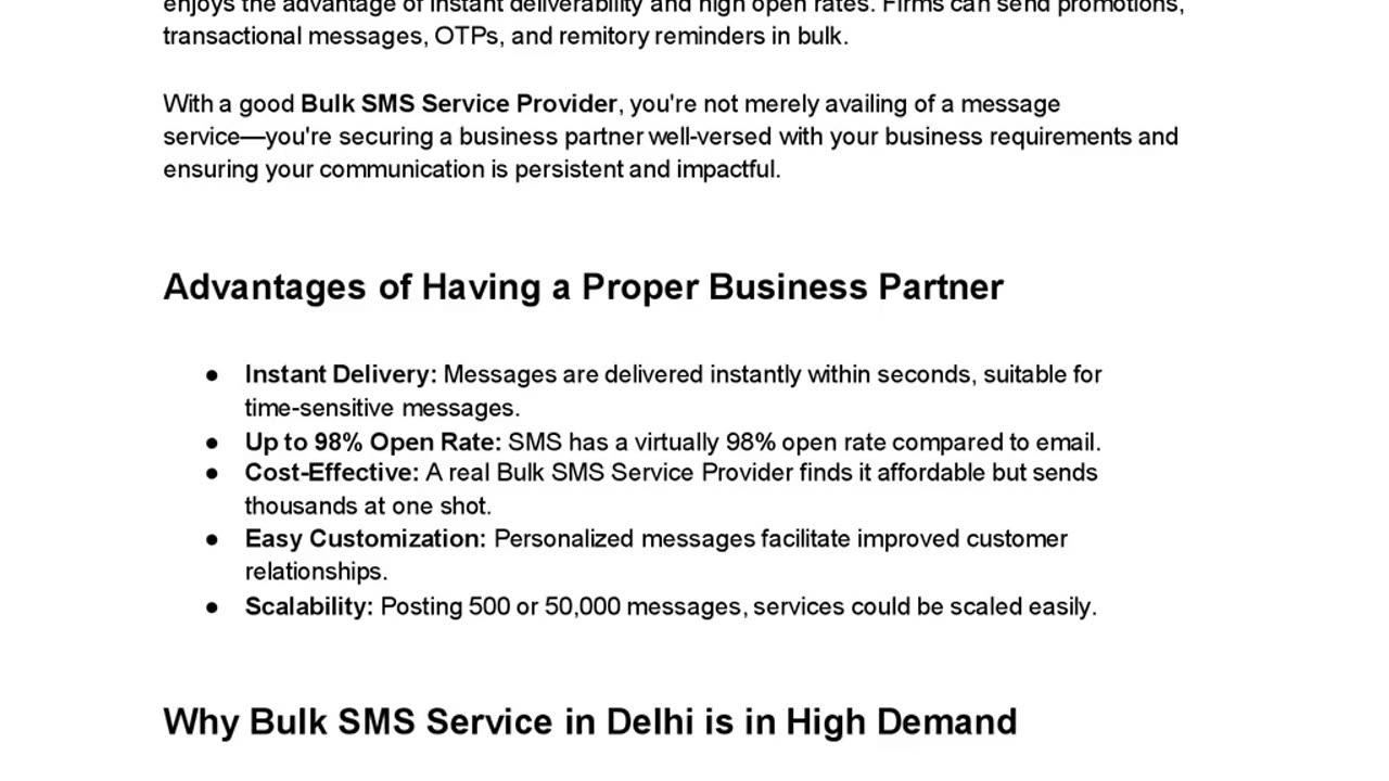Transform Your Business Communication with the Right Bulk SMS Partner