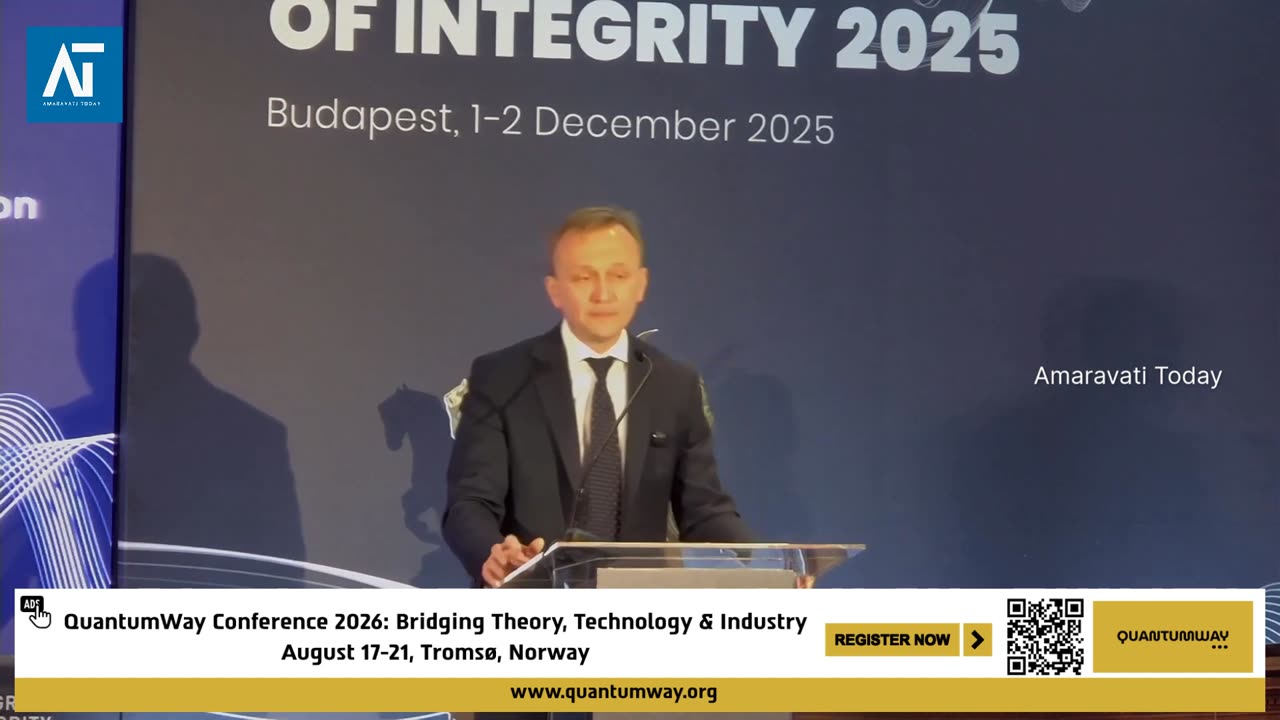 EU Commissioner Piotr Serafin Speaks on Integrity Reforms in Budapest 2025 | Amaravati Today