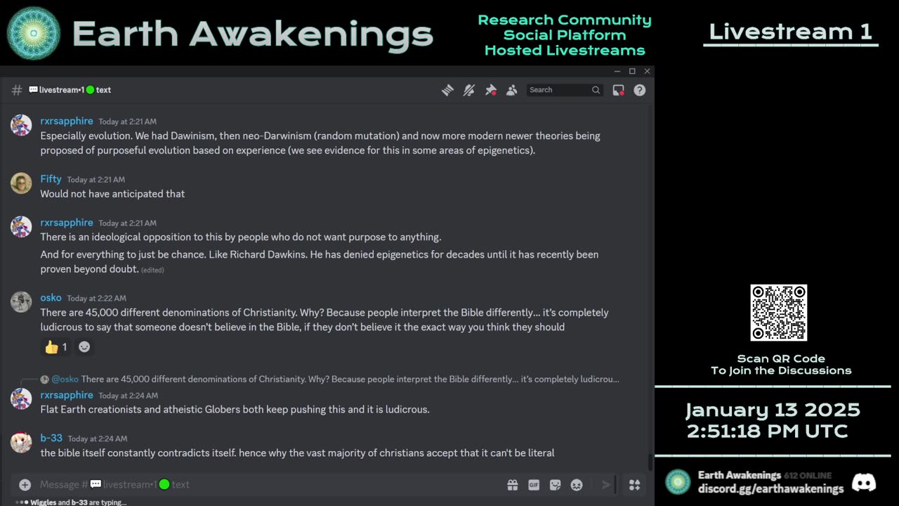 Earth Awakenings - Livestream 1 - #2120