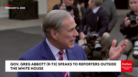 NEW- Texas Gov. Greg Abbott Details Ways Texas Is Working With Trump Administration To Secure Border 