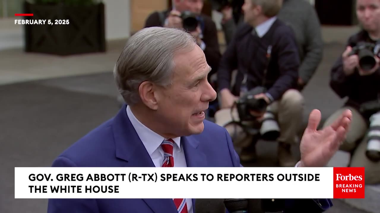 NEW- Texas Gov. Greg Abbott Details Ways Texas Is Working With Trump Administration To Secure Border