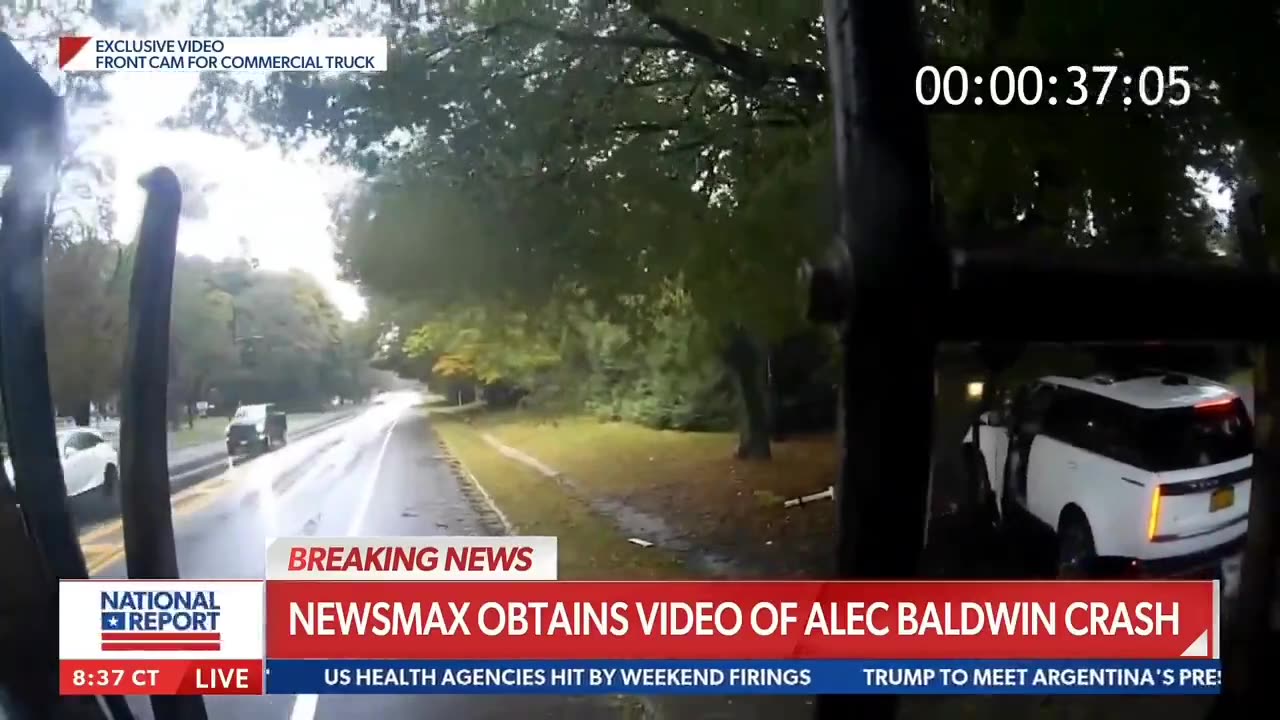 ALEC BALDWIN LIED. The dashcam doesn’t lie,he did. There was no “truck the size of a whale.”