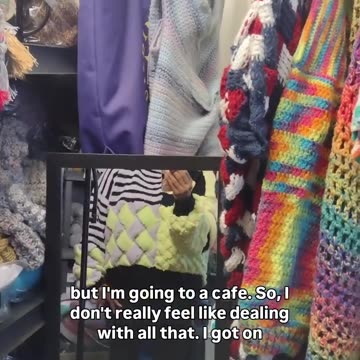 🎥🧶👕 Let's try on the Watching Me Knitted Sweater!