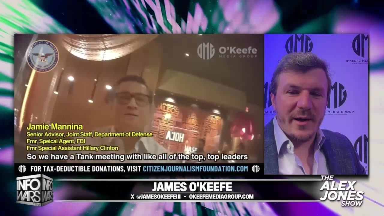 James O'Keefe Busts Hillary Clinton-Backed Deep State / Pentagon Coup Plotters In The Act