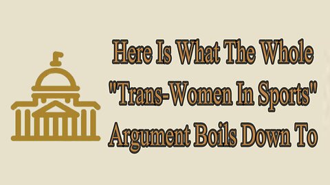 Here Is A Great "Both-Sides" Discussion On TransWomen and SCOTUS