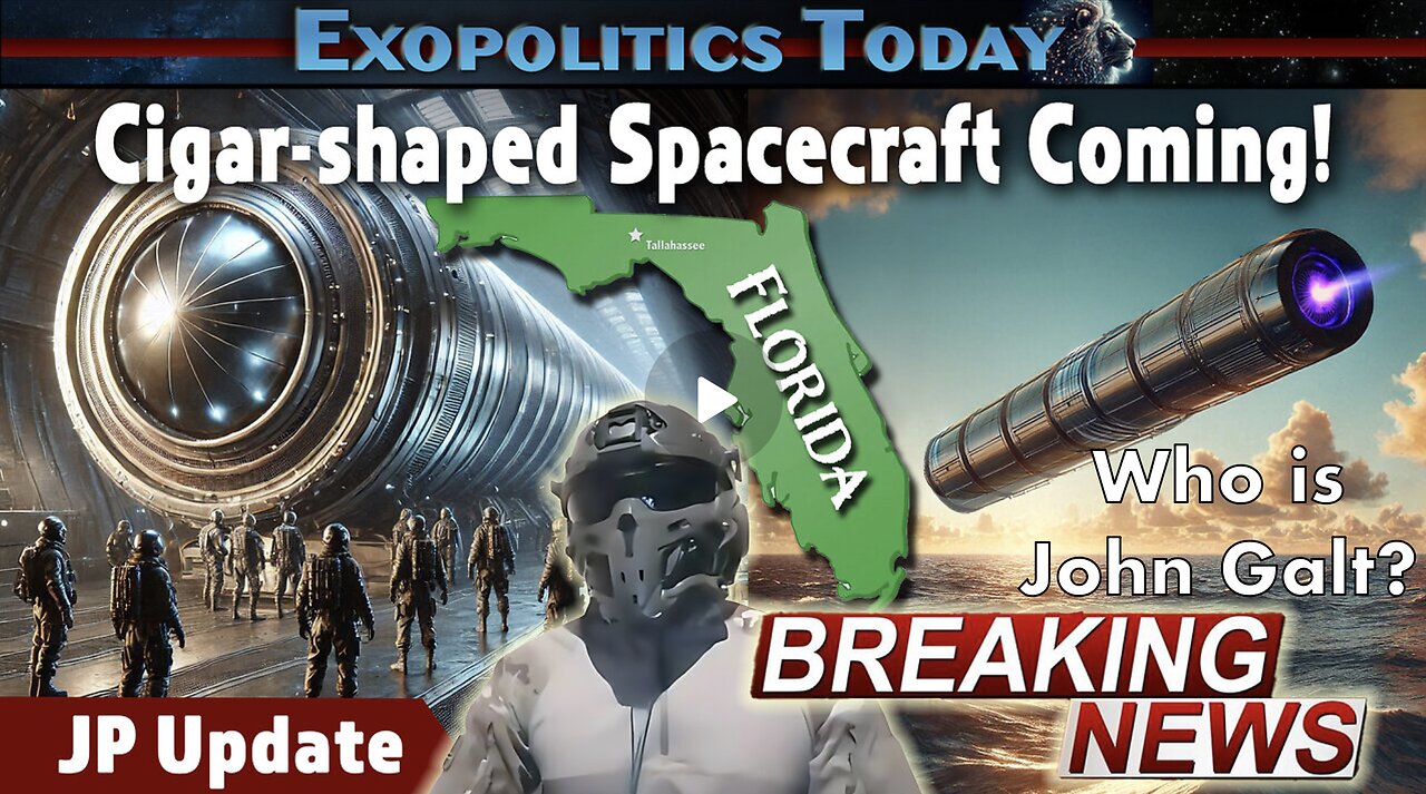 EXO POLITICS W/ MICHAEL SALLA & JP. Cigar-shaped Spacecraft 2B Unveiled N Earth Alliance Disclosures