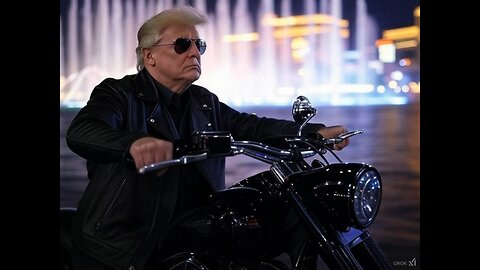 Picture Of Donald Trump Riding A Motorcycle