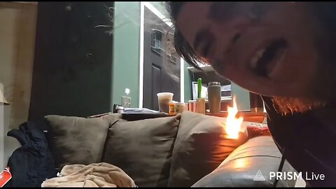 🔥⚠️🛑⚠️ (✨ ORIGINAL DELETED BY UPLOADER/STRONG LANGUAGE✨) SCRIBBLES (P4 W/CHAT) WHILE DRUNK LIGHTS COUCH ON 🔥, YELLS @ MRS, AND BANS SON FROM HOUSE 2-13-26