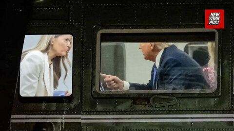 Trump and Melania's finger-waving 'spat' dissected by lip readers 