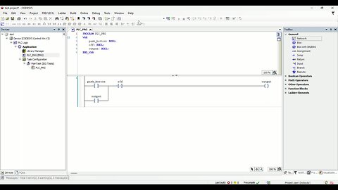 plc programming tutorial with codesys laching circuit