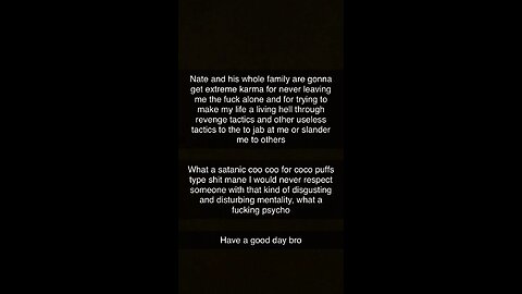 My whole family is gonna get extreme Karma