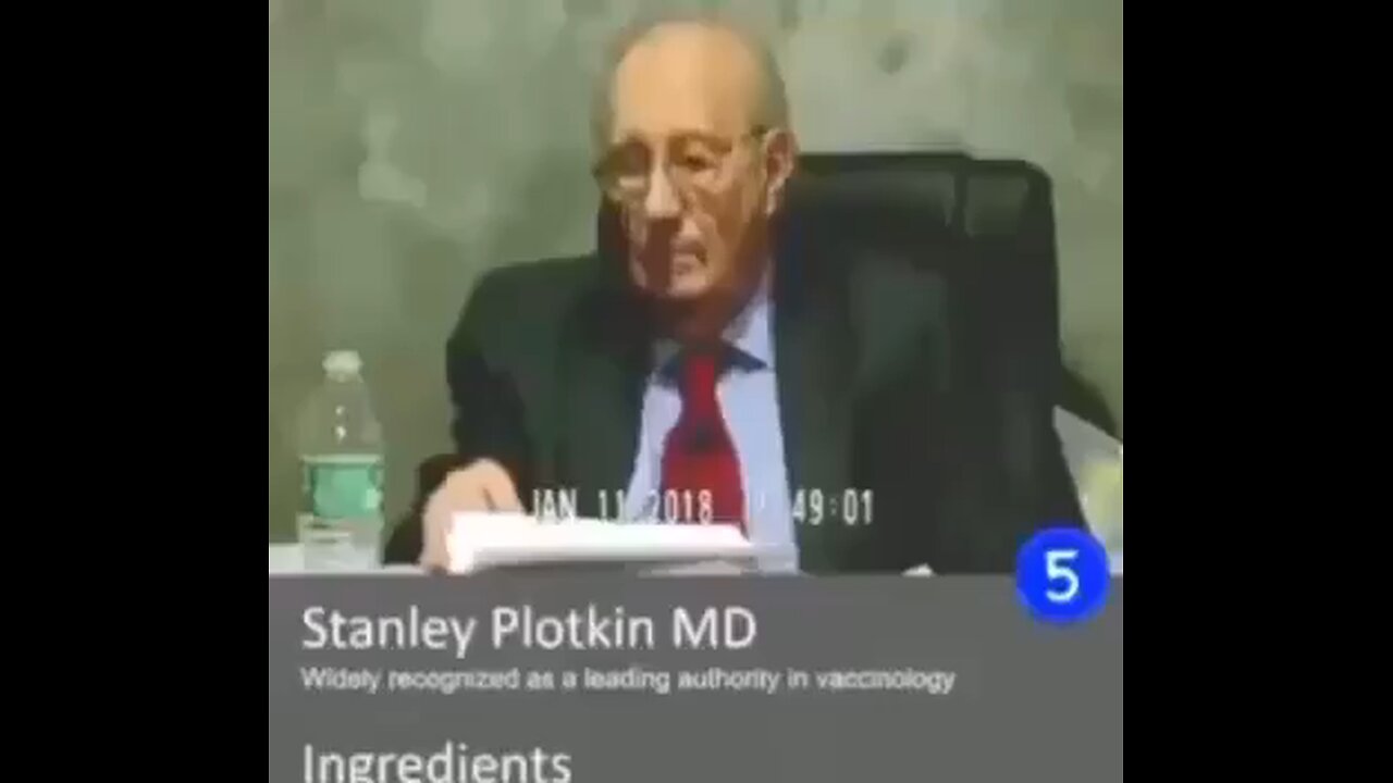 Stanley Plotkin, a consultant to Moderna. Under oath admits fetal tissue is from aborted babies.