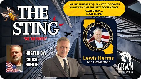 The Sting Podcast with Lewis Herms 10/30/2025 @ 9pm EDT