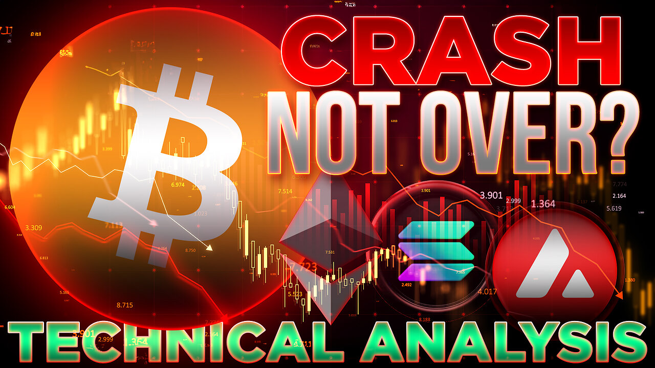 Crypto Crash Not Over?📉Technical Analysis w/ @DataDash