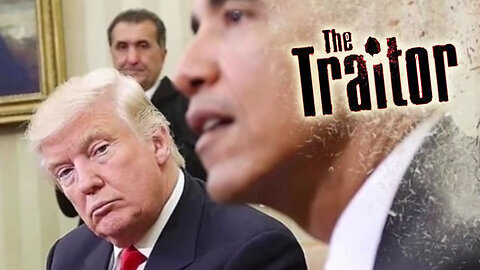 Donald Trump with Obama 'TRAITOR - GITMO' - No Fear and Sharp Focus