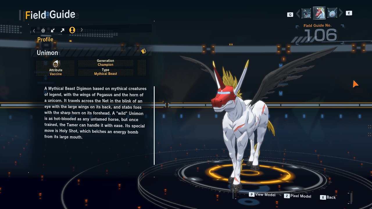 unimon all digivolution/de-digivolution/profile Digimon Story Time Stranger