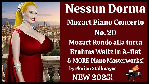 Mozart Piano Concerto No.20, Mozart Rondo alla Turca & Brahms Waltz in A-flat ... New 2025!