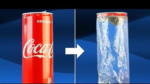 There is plastic in a can of Coke