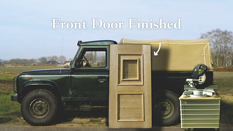 #5 Finishing the new front door from old cheese boards for my house in Italy - Part 2