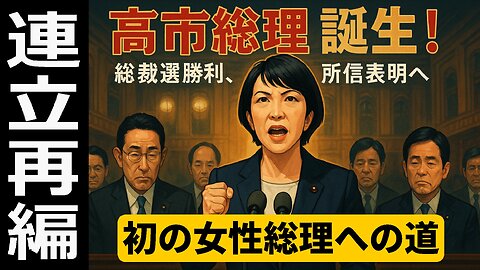 😭高市早苗、ついに総理へ。首班指名の裏で揺れた連立、誰が味方で誰が敵だったのか？