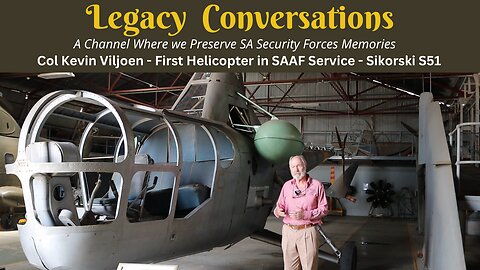 Col Kevin Viljoen SAAF (Ret) speaks about the S51 Sikorski Helicopter at Swartkop, Pretoria