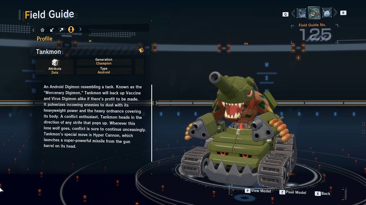 tankmon all digivolution/de-digivolution/profile Digimon Story Time Stranger