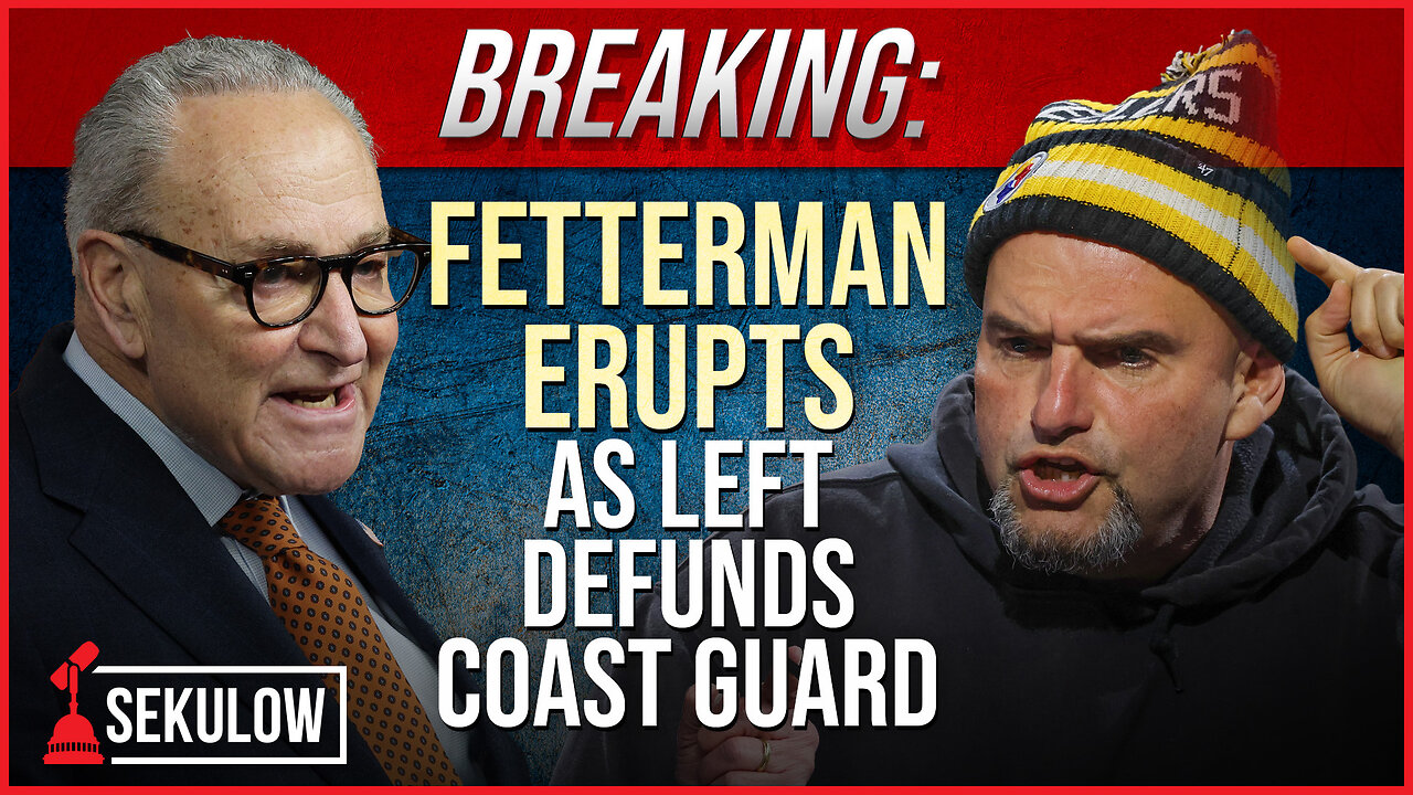 BREAKING: Fetterman Erupts as Left Defunds Coast Guard