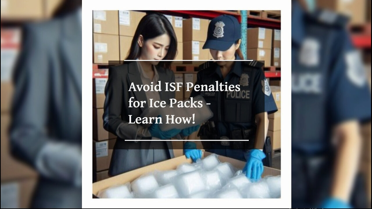 ISF Compliance Secrets: Avoiding Penalties for Ice Packs