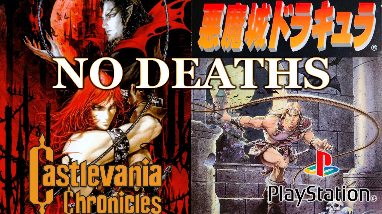 Castlevania Chronicles (PlayStation) Original mode - No deaths (Custom borders)
