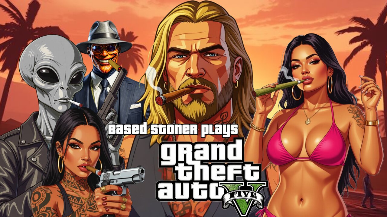 gta v with based stoner and the crew