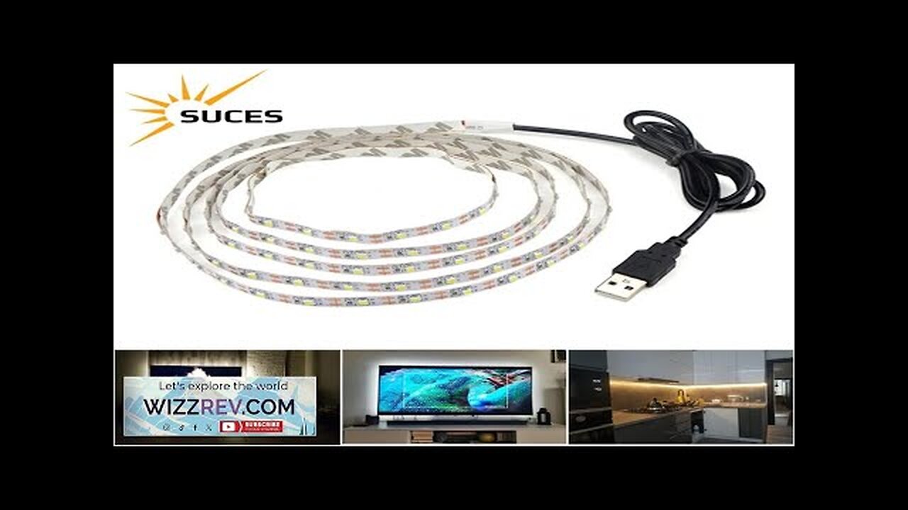 DC 5V USB LED Strips 2835 White Warm White Tira LED Strip Review