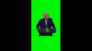 “I Can’t Understand a Word He’s Saying” Trump | Green Screen