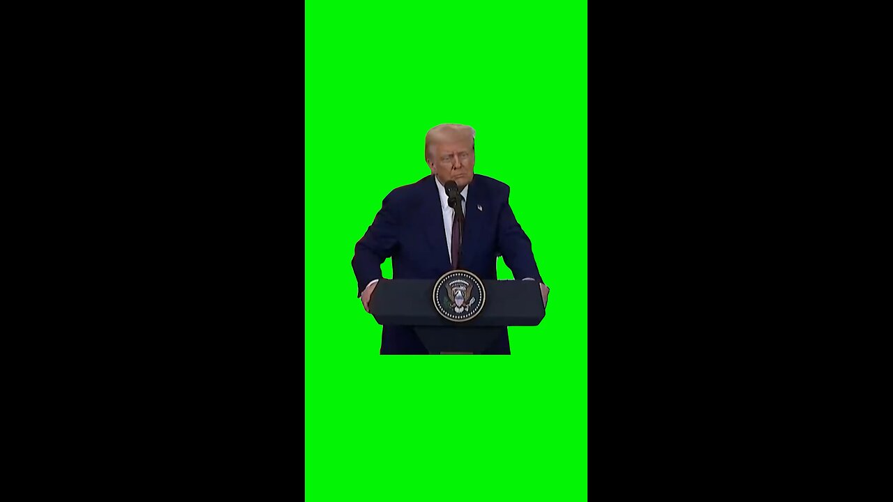 “I Can’t Understand a Word He’s Saying” Trump | Green Screen