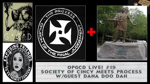 OpGCD Live! #19 - Process Church meets Society of Cincinnati - w/ Dana Doo Dah from Rotting Jewels