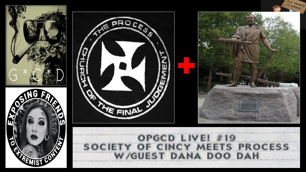 OpGCD Live! #19 - Process Church meets Society of Cincinnati - w/ Dana Doo Dah from Rotting Jewels