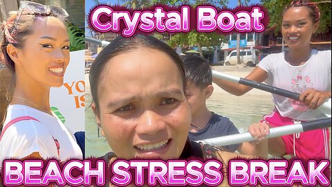Filipina Mom / Wife Takes Beach Break From Medical Stress! OFF GRID ISLAND FAMILY PHILIPPINES LIVING