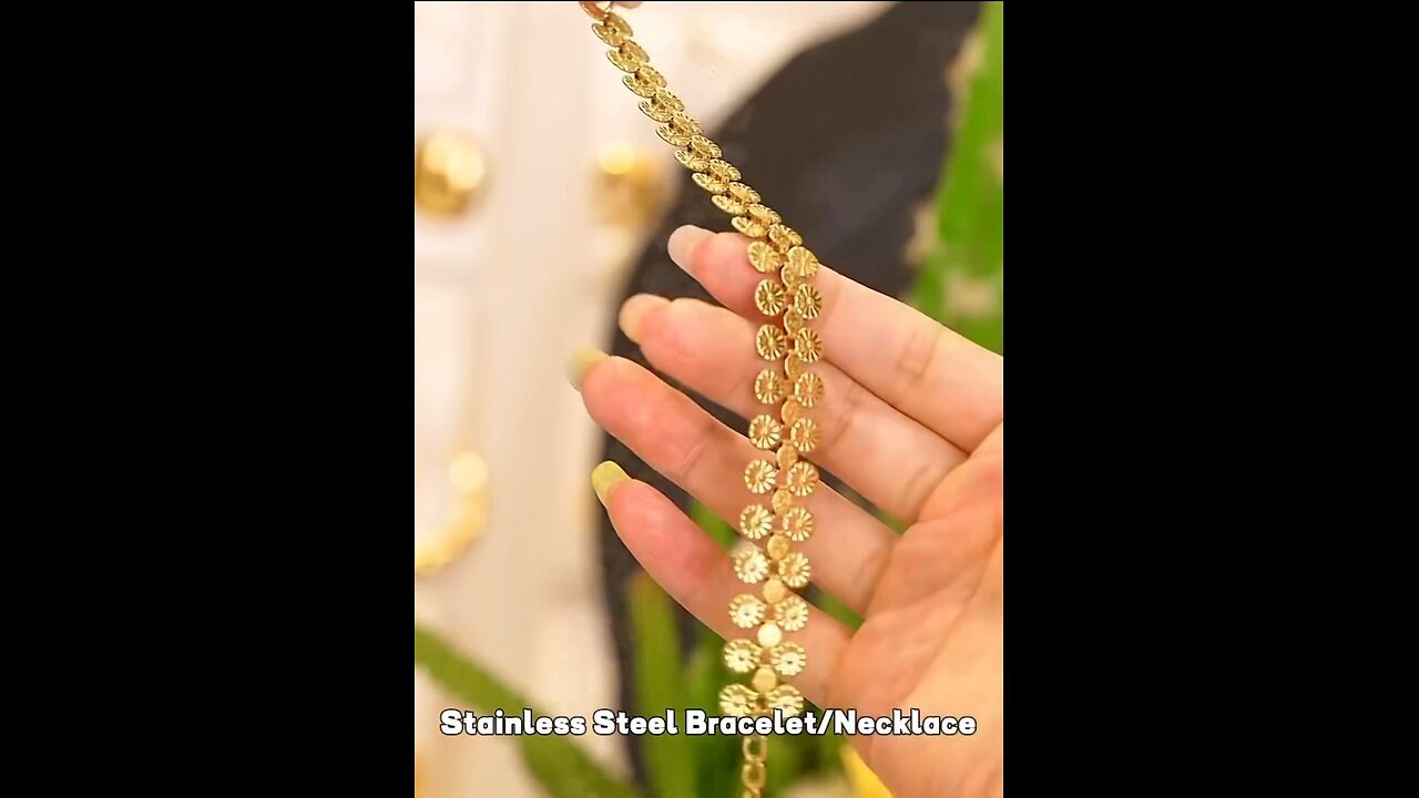 Gold plated necklace