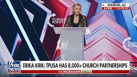 Erika Kirk Vows To Get JD Vance Elected President