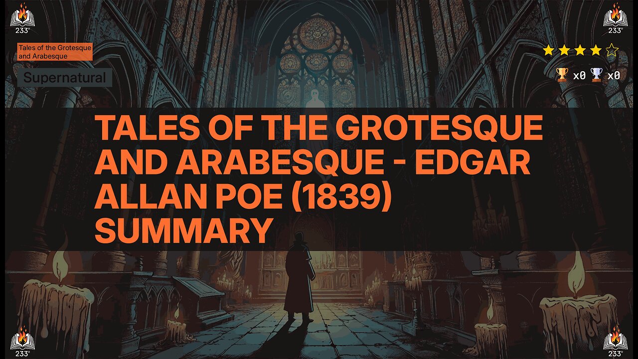 Tales of the Grotesque and Arabesque - Edgar Allan Poe (1839) Summary