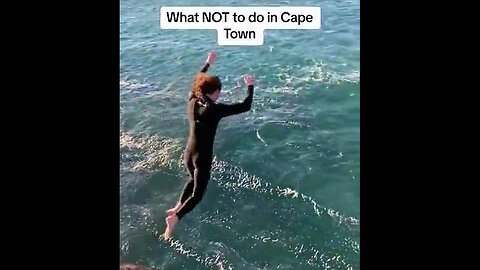 Not a great idea to jump in the ocean